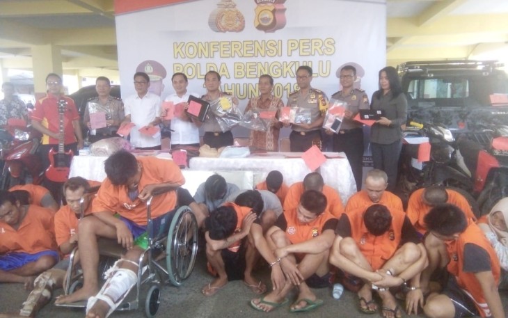 Press Conference Polda Bengkulu