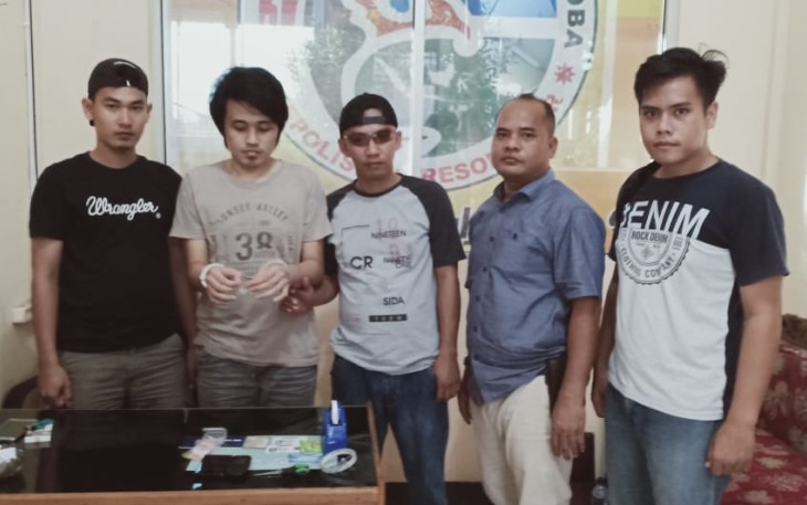 Polres Kaur Mengamankan Pemuda Asal Kota Manna yang diduga merupakan pengedar narkoba 