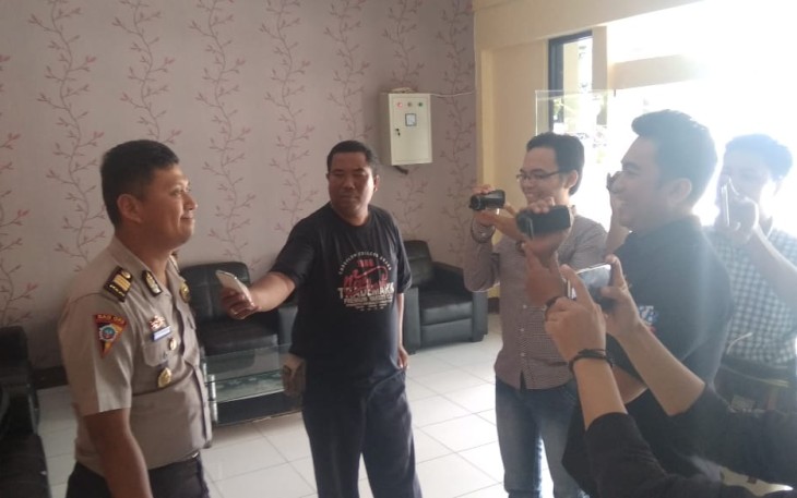 Kabag Ops Polres Bengkulu saat memberikan keterangan ke awak media