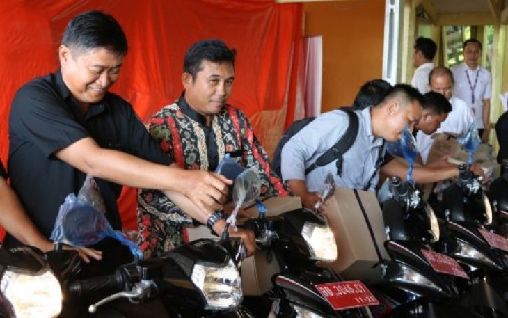 Pemkot Bengkulu Pinjamkan 9 Unit Sepeda Motor ke PPK