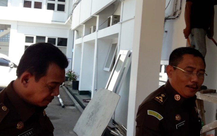 Tim Intelijen Kejagung RI saat tiba di Kejati Bengkulu
