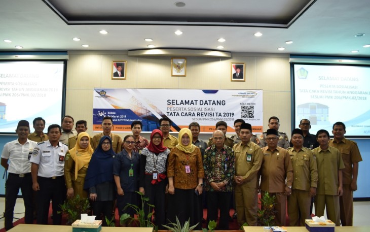 Sosialisasi Tata Cara Revisi DIPA Tahun Anggaran 2019 di KPPN Mukomuko