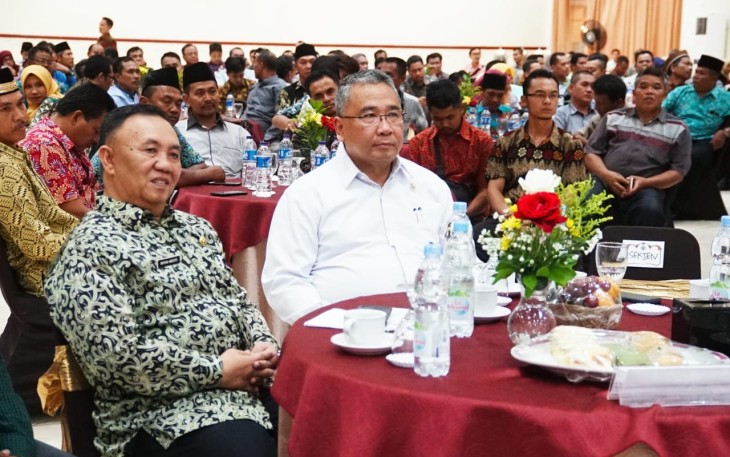 Mewakili Gubernur Bengkulu, Sekda Provinsi Bengkulu Nopian Andusti hadir pada Lokakarya Pemangku Kepentingan tentang Prioritas Penggunaan Dana Desa.