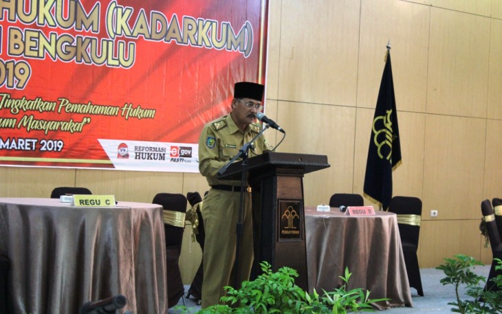 Staf Ahli Gubernur Bengkulu Bidang Ekonomi Keuangan dan Pembangunan Soemarno