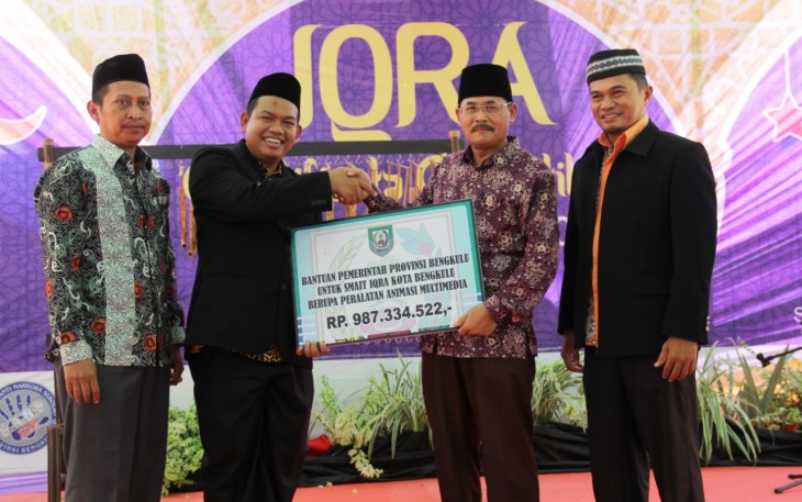 Mewakili Gubernur Bengkulu, Staf Ahli Gubernur Bengkulu Bidang Ekonomi Keuangan dan Pembangunan Sumarno hadir dan meresmikan Penutupan Iqra Creatifiesta Competition.