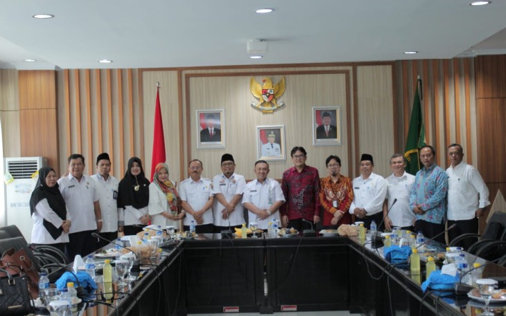 Sekretaris Daerah Provinsi Bengkulu Nopian Andusti rapat koordinasi bersama Korsupgah KPK RI 