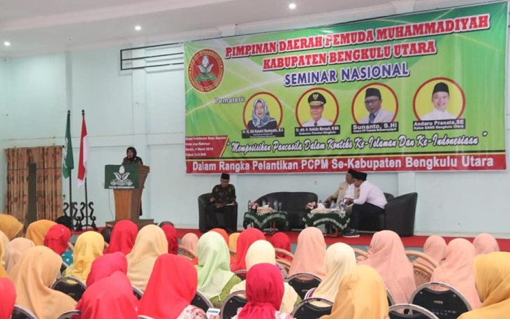 Staf Khusus Presiden Jadi Narasumber Seminar Pemuda Muhammadiyah Bengkulu Utara