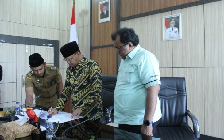 Penandatanganan Nota Kesepahaman Antara Pemerintah Provinsi Bengkulu Dengan PT. PT. Pasoka Sumber Karya
