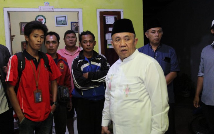 Sekretaris Daerah Provinsi  Bengkulu Nopian Andusti Tinjau Banjir di Bengkulu Tengah 