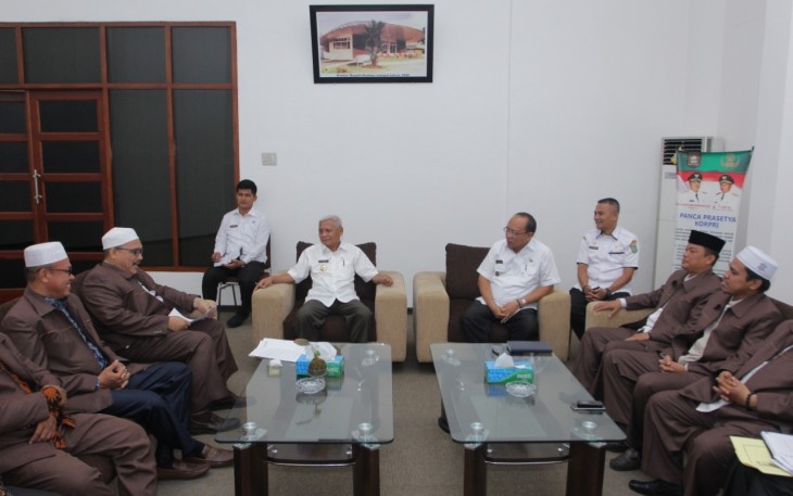 Plt Bupati Asahan Audiensi Dengan Pengurus Imtaq 