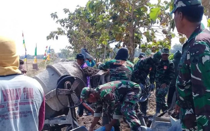 Kejar Target Satgas TMMD Tambah "Speed"