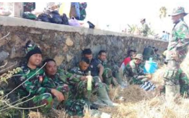 Senda Gurau Resep Mujarab Hilangkan Lelah di Lokasi TMMD Kodim 0716/Demak