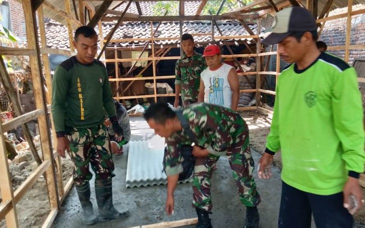Setelah Rumahnya Selesai Dibangun TNI Rukimin Akan Temui Dandim