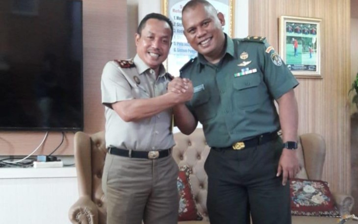 Sinergitas TNI Bersama BPN Jakarta Pusat