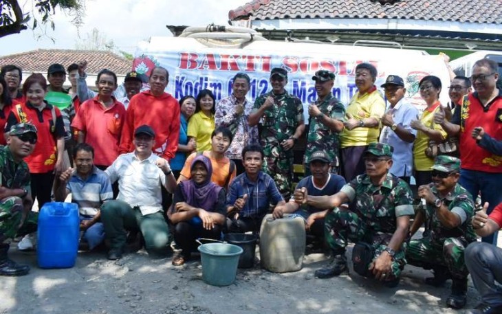 Gebrakan nyata Bantuan TMMD Tegal Desa Jatimulya