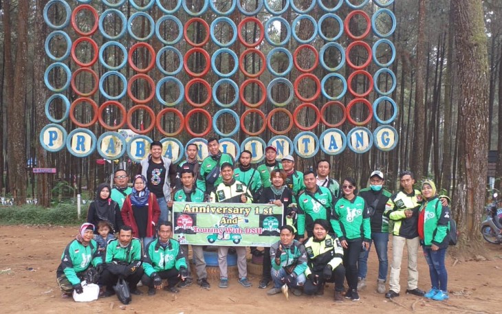 Komunitas Ojek Online Trubus Mc Slawi Ayu Kunjungi Wisata Lokal