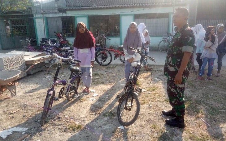 Tentara Gelar Lomba Bersepeda Lambat
