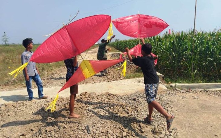 Berkat TMMD Tegal, Anak anak semakin bebas bermain