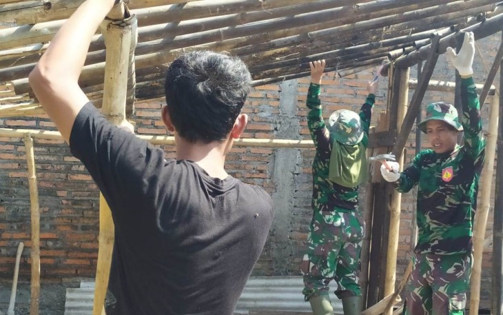 Ungkapan Warga Saat Rumahnya Dibangun TNI