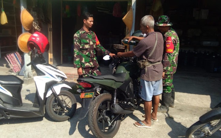 Rejeki Pagi Satiran Dari Satgas TMMD Reg 105