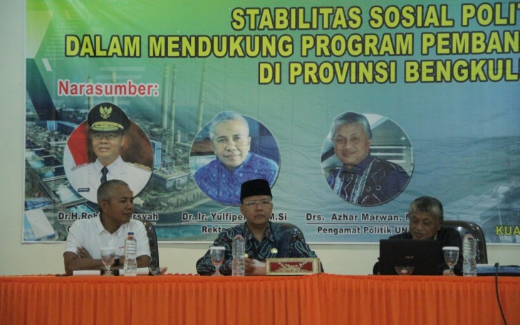 Dialog Interaktif Stabilitas Sosial Politik Dalam Mendukung Pembangunan Nasional di Provinsi Bengkulu