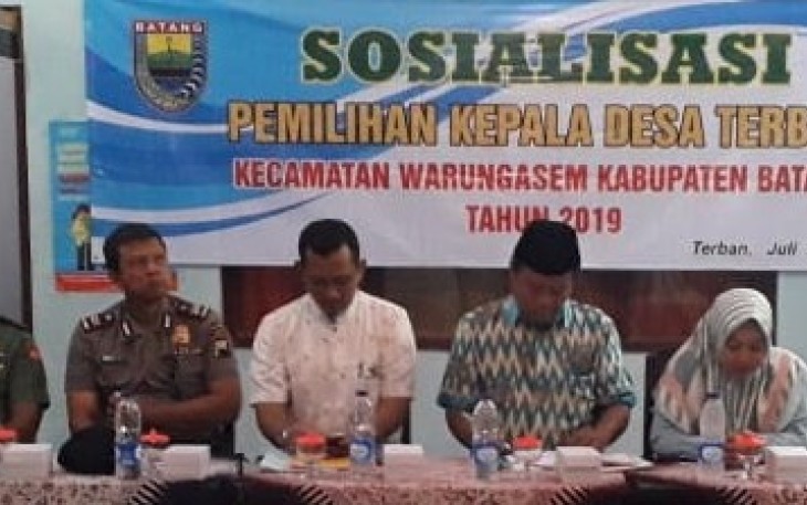 Sosialisasi Desa Terban Batang Jawa Tengah Jelang Pilkades
