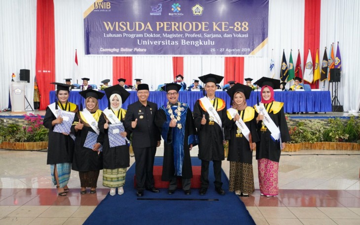 Gubernur Bengkulu Rohidin Mersyah Foto Bersama 