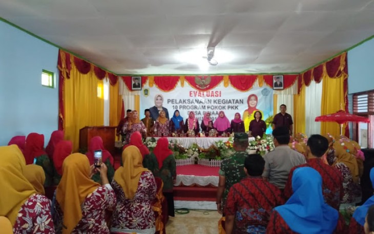 Pelda Sri Widodo Babinsa Koramil 16 Tulung Kodim 0723 Klaten Hadir Dalam Evaluasi Program PKK 
