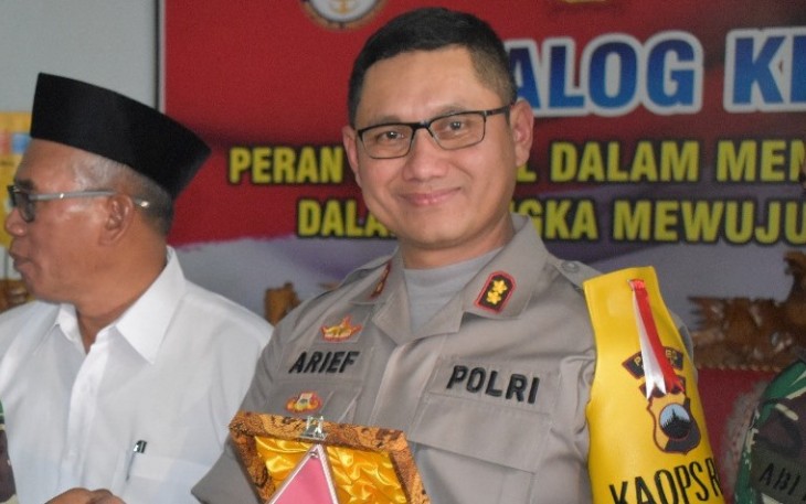 Kapolres Apresiasi Dengan Penyuluhan Bahaya Radikal dan Narkoba Oleh TNI Satgas TMMD 