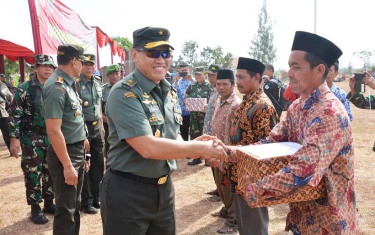 Ratusan Sembako Dibagikan Dipuncak Acara Penutupan TMMD Tegal