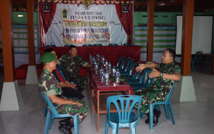 Kantor Desa Kupang Didatangi Dandim Klaten Terkait Karya Bhakti Mandiri