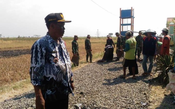 Kades Jatimulya tinjau lokasi TMMD Tegal