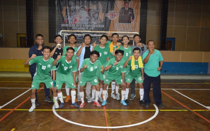 SMK Muhammadiyah 1 Klaten Jawara Futsal Dandim Cup IV TA 2019