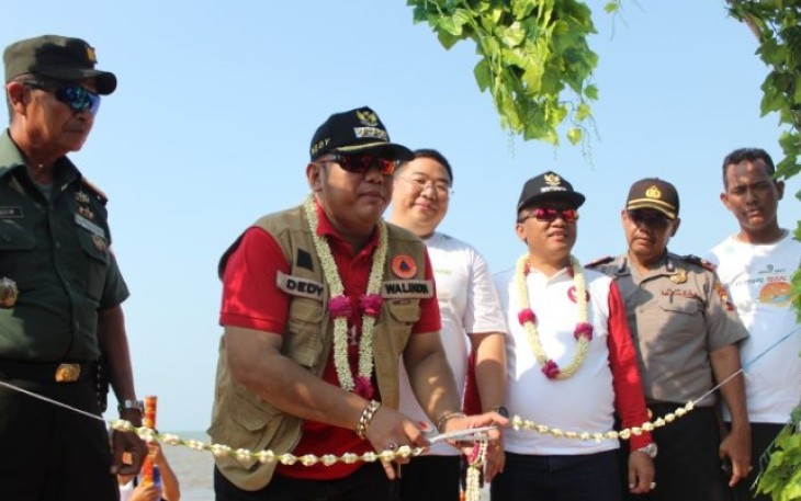 Wali Kota Tegal Saat Membuka Festival Tefal Bahari