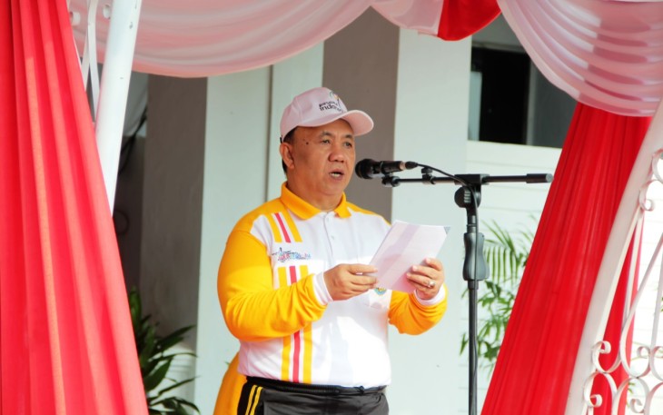 Sekretaris Daerah Provinsi Bengkulu Nopian Andusti Pimpin Upacara Peringatan Hari Olahraga Nasional Ke XXXVI Tahun 2019