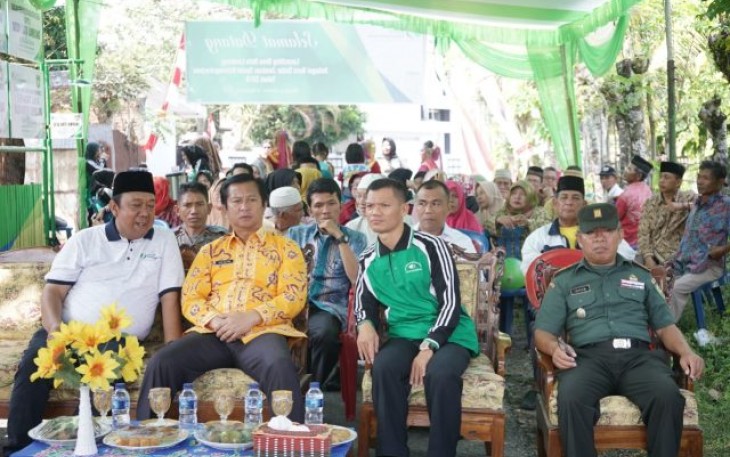 Sekretaris Daerah Bengkulu Selatan Yudhi Satria MM Launching Desa Batu Lambang