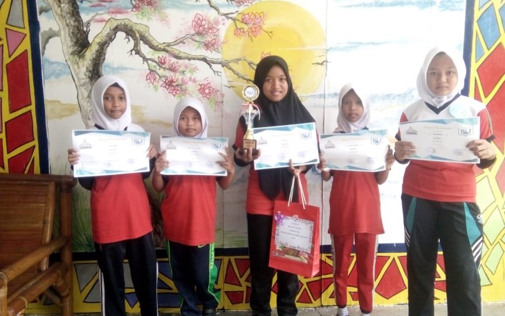 Puja Hariski Siswi SDN 02 Rantau Utara Berhasil Meraih Juara 3 Lomba Lukis Siluet