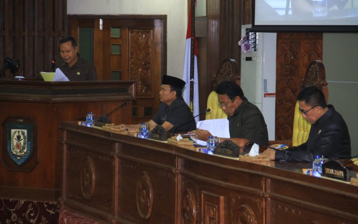 Rapat Paripurna Dewan Perwakilan Rakyat Provinsi Bengkulu 