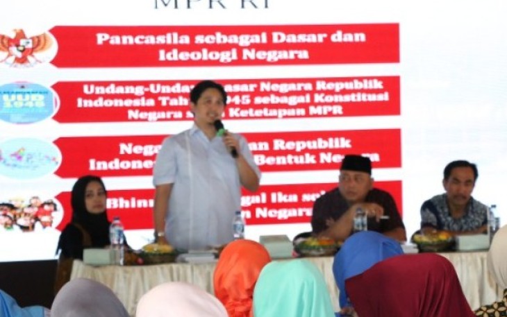 Sosialisasi 4 pilar kebangsaan Pendopo Ki Gede Sebayu Kota Tegal