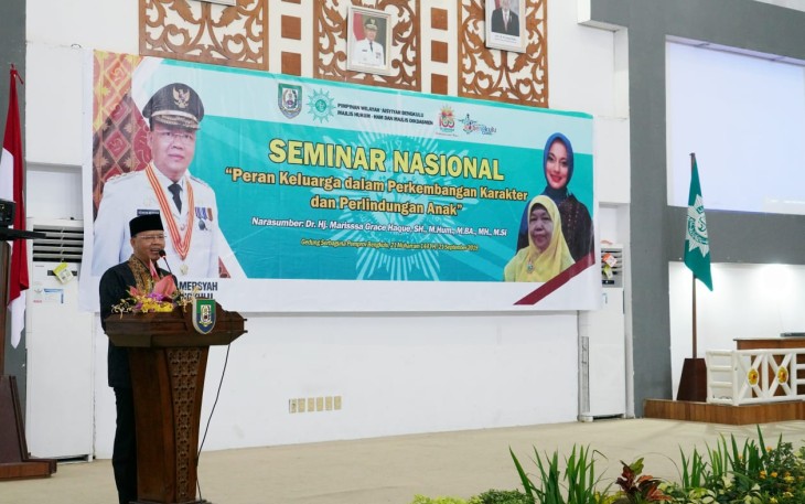 Gubernur Bengkulu Rohidin Mersyah 