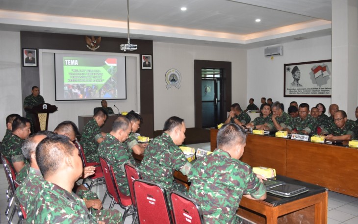 Paparan Kesiapan TMMD Ke-106 Langsung di Terima Danrem 081/DSJ
