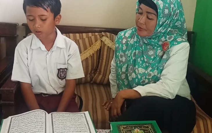 Fadil Maulana Siswa SD Debong Tengah 03 Kecamatan Tegal Selatan