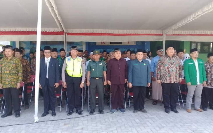 Danramil Karanganom Hadiri Apel Kebangsaan Ponpes Al Mutaqin Pancasila Sakti