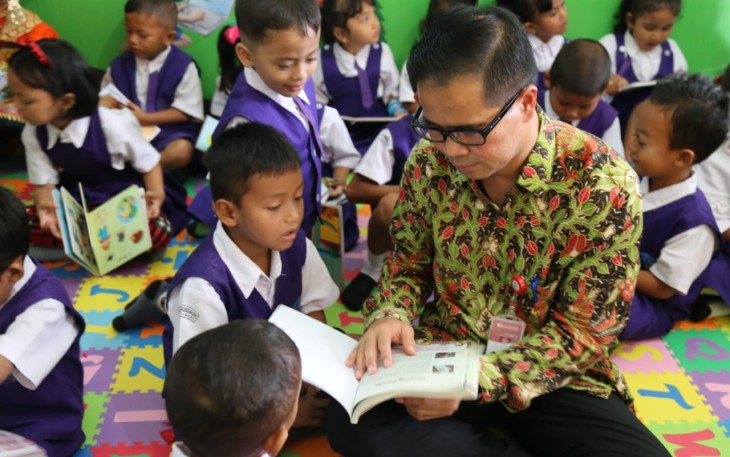 BI Resmikan Pojok Baca Dongeng untuk PAUD Lhokseumawe