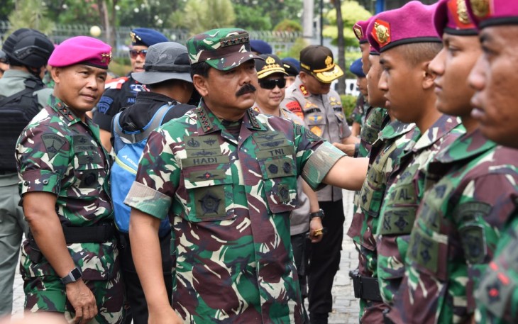 Panglima TNI Tinjau Pengamanan Pelantikan Presiden dan Wakil Presiden Republik Indonesia
