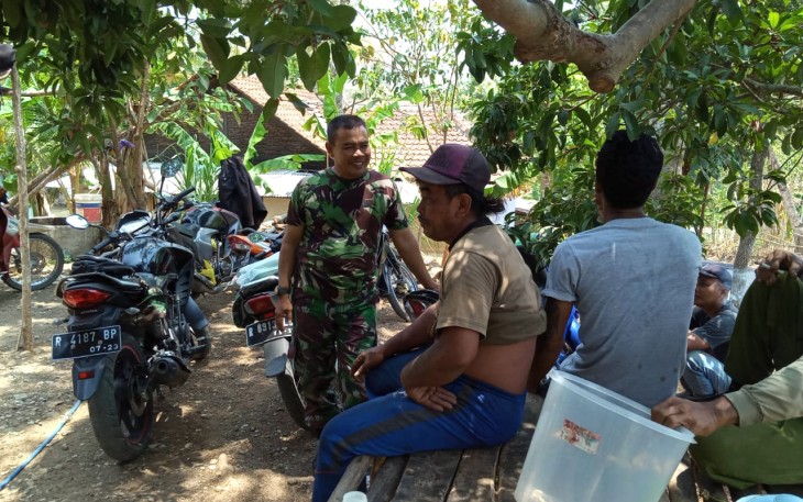 Pohon Ini Jadi Saksi Istirahat Satgas TMMD dan Warga