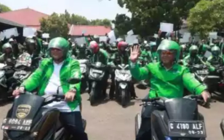 Wali Kota dan Wakil Walikota Tegal Bersama Rekan Grab