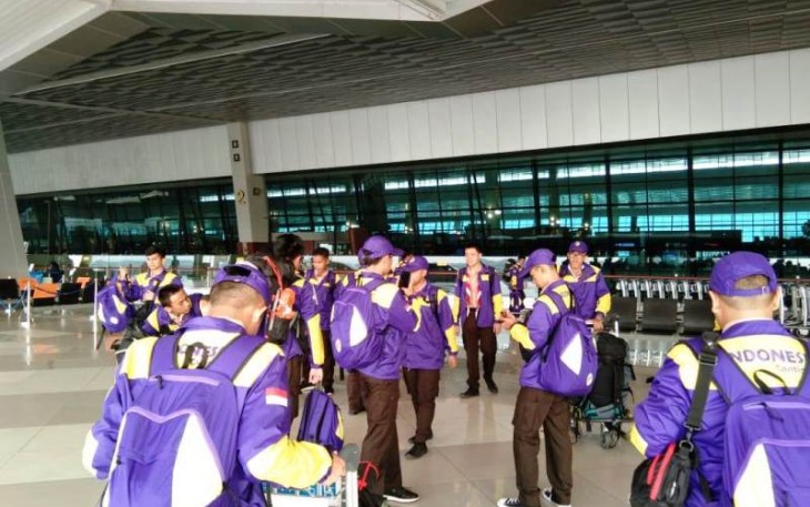 Raihan dan Afif Dua Wakil Indonesia Asal Kota Bawang Brebes Tiba di Chonburi Thailand