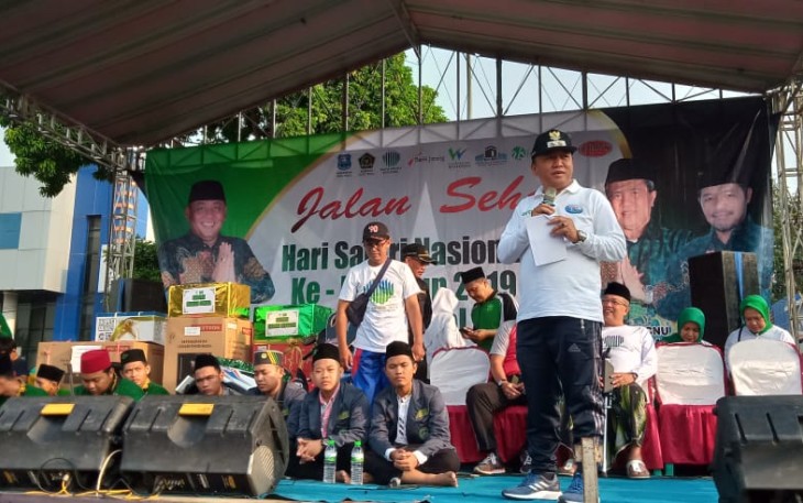 Wakil Walikota Tegal Ikuti Gelaran Jalan Sehat Bersama Ribuan Masyarakat Tegal