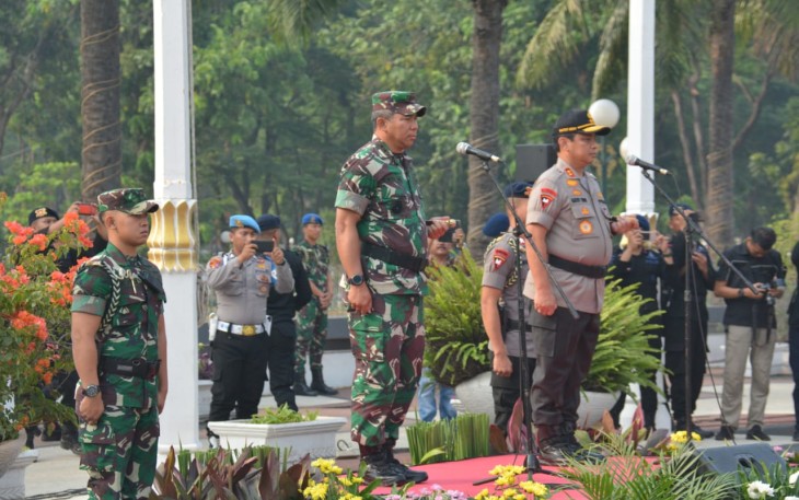 Apel Konsolidasi Operasi Kepolisian Terpusat Mantap Brata 2018-2019